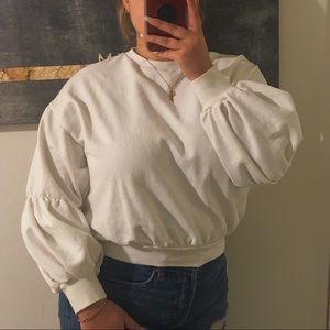 Puff sleeve sweater